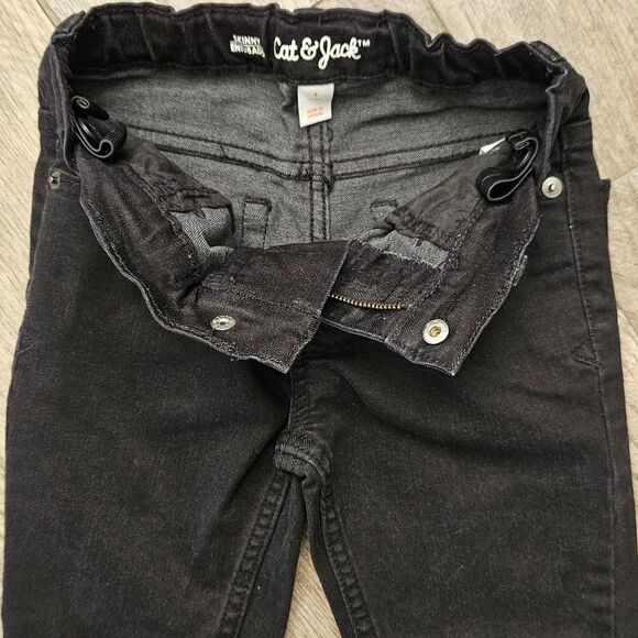 Cat & Jack Black Jeans Size 5 - Picture 3 of 6